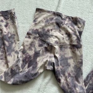 Lululemon Align Crop 21" *Diamond Dye Diamond Dye Pink Bliss Graphite Purple